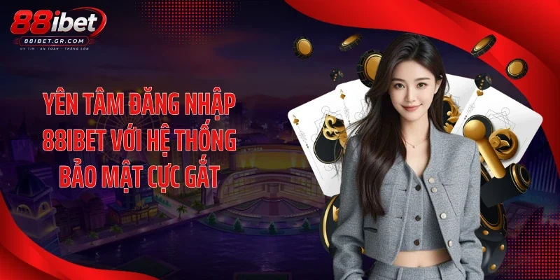 Yên tâm đăng nhập 88IBET với hệ thống bảo mật cực gắt